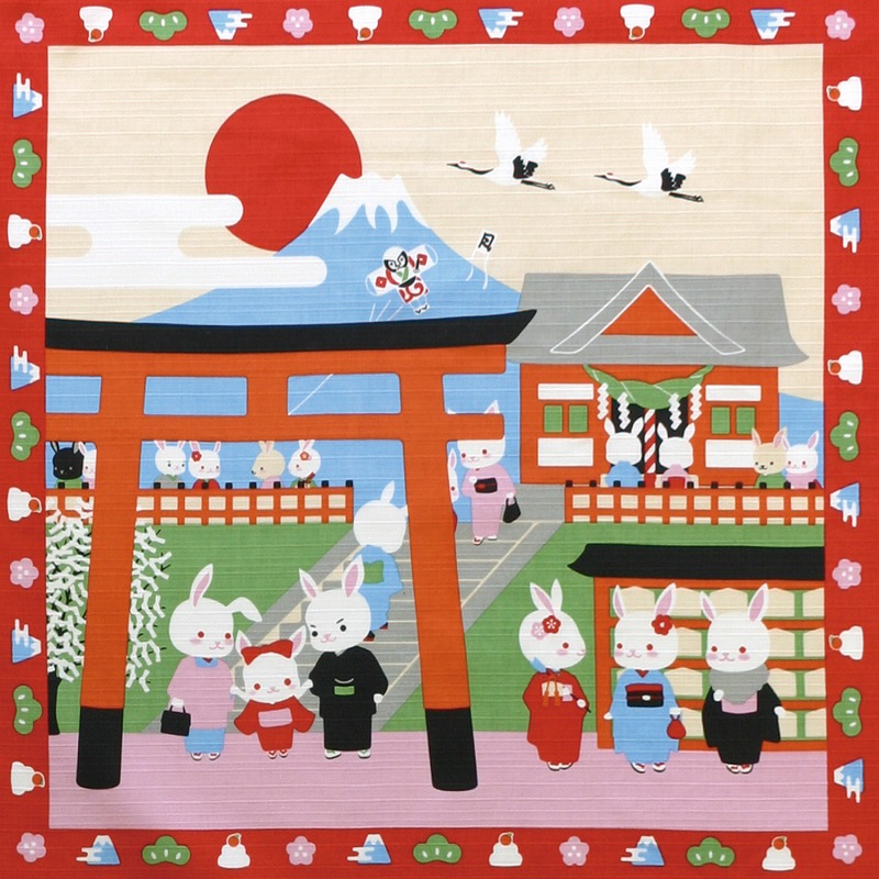 【ご紹介します！安心の日本製！季節を彩る四季彩布！ 小風呂敷】初詣