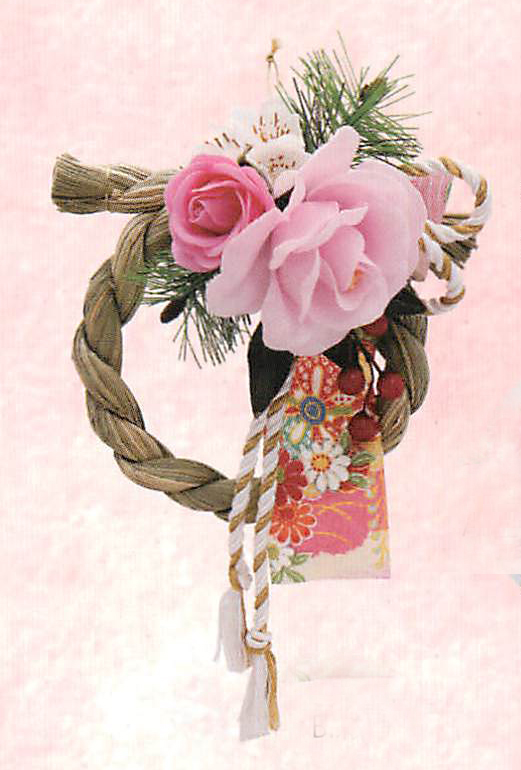 【新登場！安心の日本製！お正月対策！石鹸素材の花で作ったしめ飾り】サボンドゥフルールしめ飾り彩り