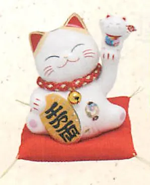 【新登場！ほっこりかわいい！福を招く縁起物】(磁)幸福招き猫 貯金箱(小判)