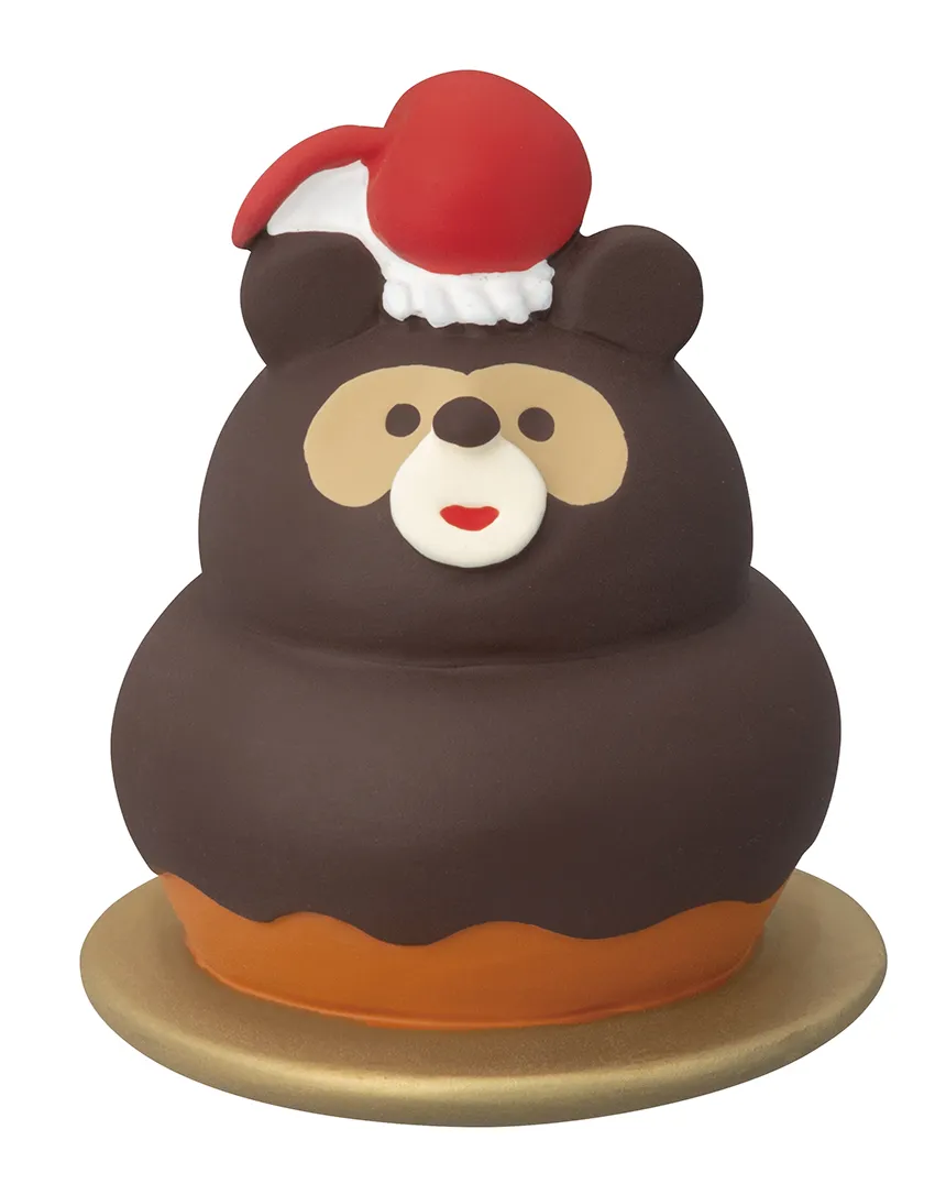 【新登場！かわいい動物達！Concombre！みのりの秋 どんぐり山】たぬきケーキ