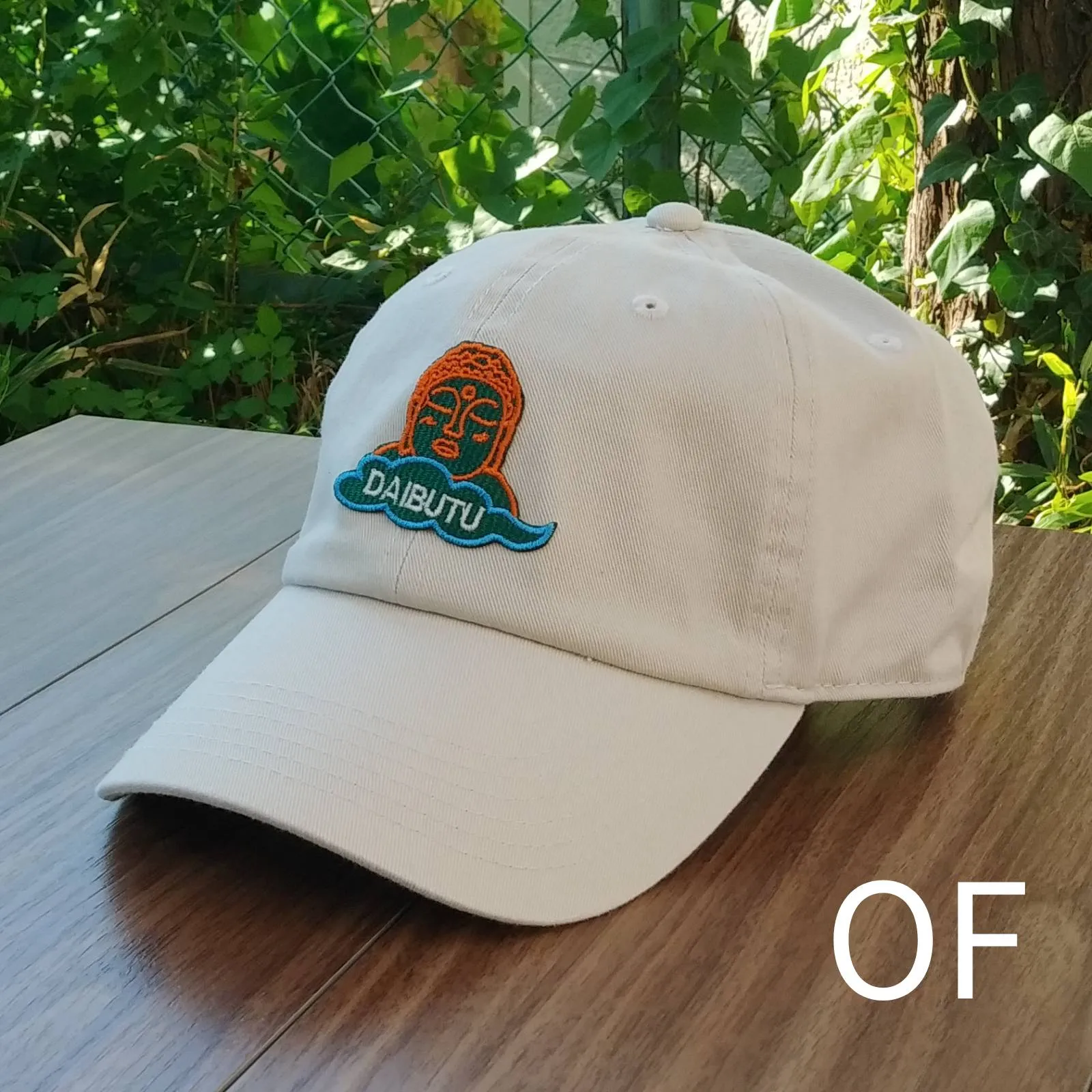 【インバウンド対策に！シンプルでかっこいい！大仏をあしらったキャップ！】DAIBUTU CAP オフ