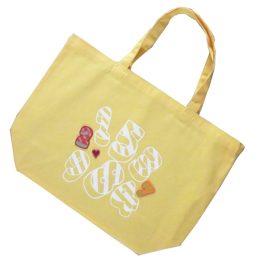 【ご紹介します！かわいいトートバッグを集めました！】tote bag  ナンバー イエロー