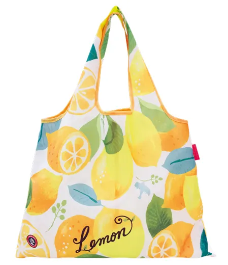 【新登場！デザイナーズジャパンのエコバッグ！2WAY Shoppingbag】Lemon