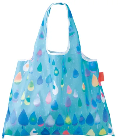 【新登場！デザイナーズジャパンのエコバッグ！2WAY Shoppingbag】Raindrop